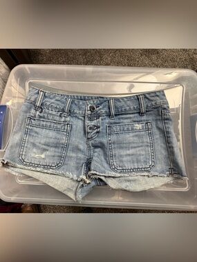 American Eagle Outfitters Light Wash Denim Shorts